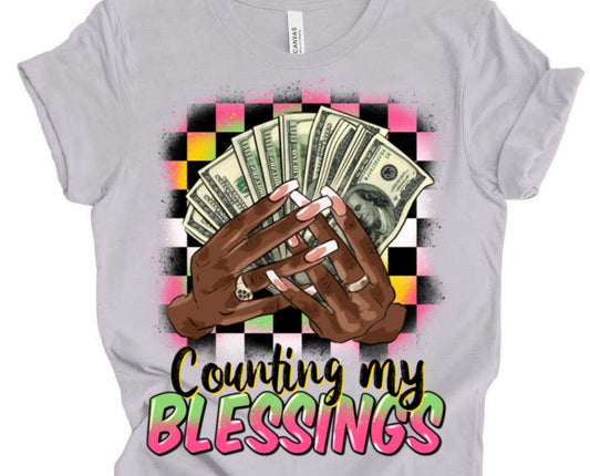 Counting Blessings / 10” DTF Transfer (G-20)
