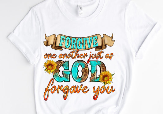 God Forgave You / 10” Width DTF Transfer (G-22)