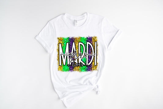 Mardi Banner / DTF Transfer 10” Width (C-8)