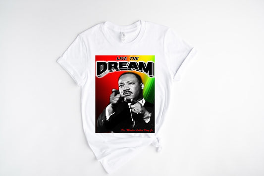 Live The Dream / DTF Transfer 10” Width (B-8)