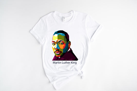 MLK Face / DTF Transfer 10” Width (B-6)