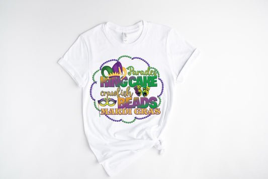 King Cake / DTF Transfer 10” Width (C-40)