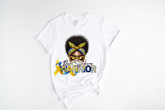 Down Syndrome Warrior / 10” Width DTF Transfer