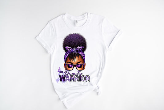 Dementia Warrior / 10” Width DTF Transfer